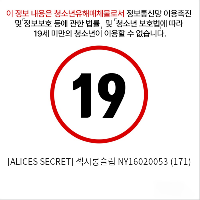 [ALICES SECRET] 섹시롱슬립 NY16020053 (171)